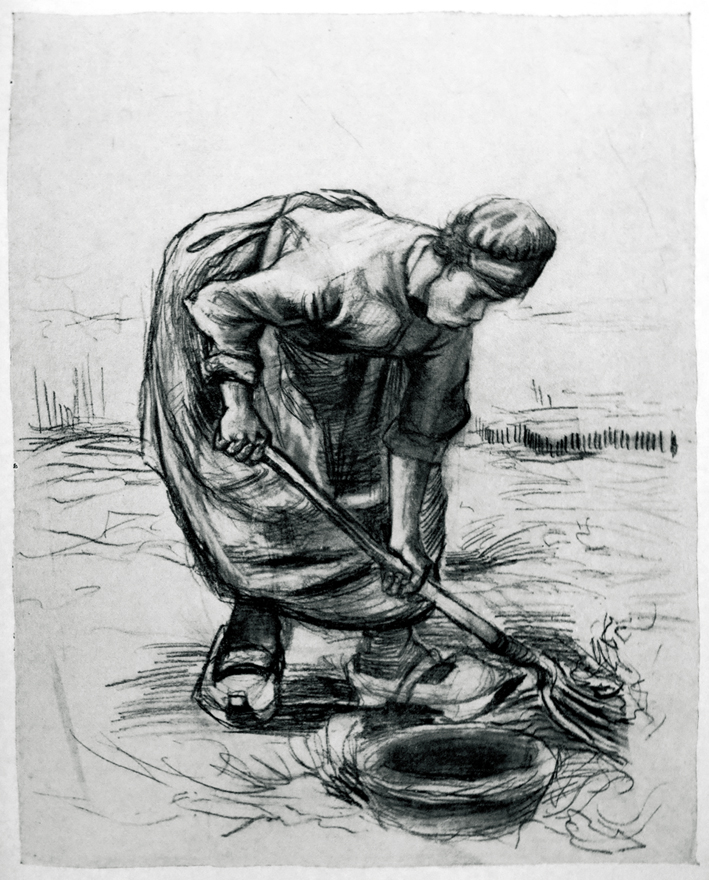  文森特·威廉·梵高  Vincent Willen Van Gogh —— 素描线稿 (14)